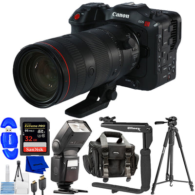 Canon EOS C70 Cinema-Kamera mit RF 24-105 mm L IS USM Z-Objektiv (Canon RF) Kit 