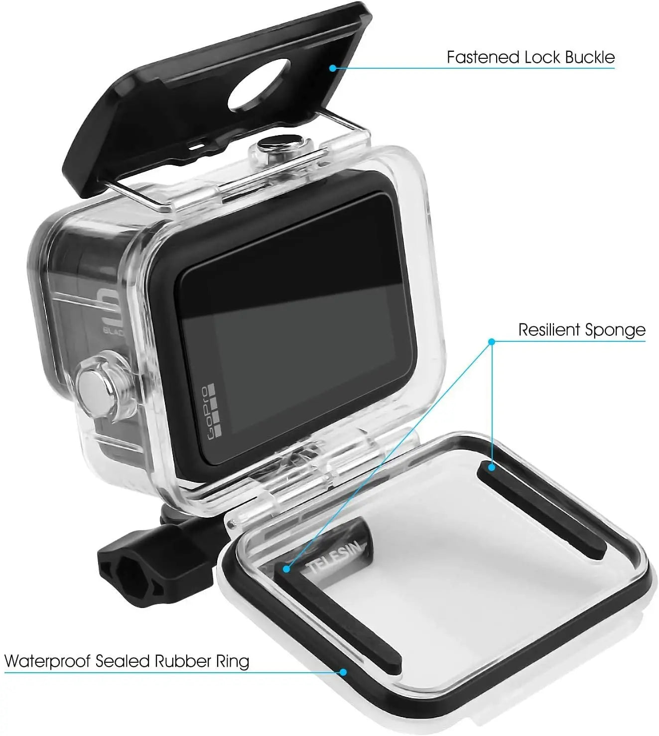 Ultimate Accessory Bundle for GoPro HERO 9 HERO 10 HERO 11 + EXT BATT + Housing Ultimaxx