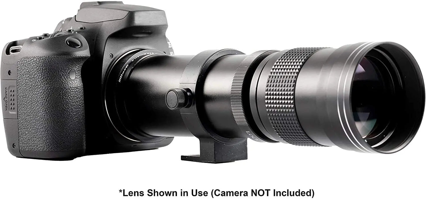 Ultimaxx 420-800mm f/8 Telephoto Zoom Lens Bundle for Nikon D850 D810 D750 D610 Ultimaxx