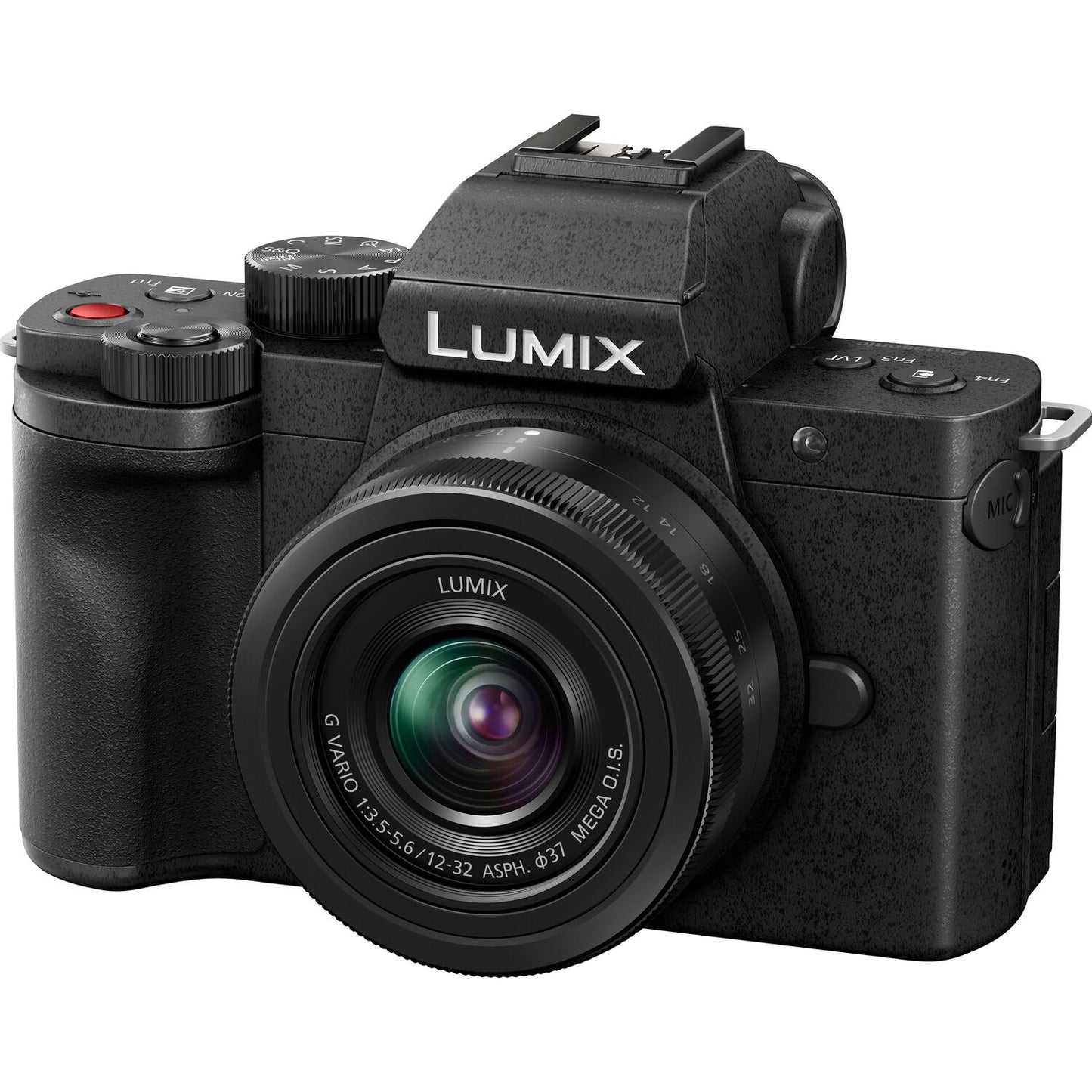 Panasonic Lumix G100 spiegellose Kamera mit 12-32-mm-Objektiv + Stativgriff, 10-teiliges Set