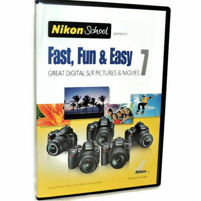 Nikon Schul-DVD – Fast, Fun &amp; Easy 7 für D3000, D3100, D5000, D5100 und D7000