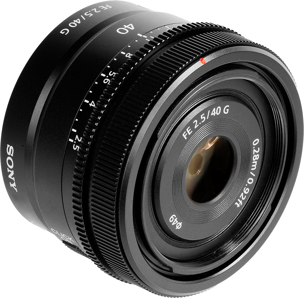 Sony FE 40 mm f/2,5 G Objektiv SEL40F25G - 7-teiliges Zubehörpaket