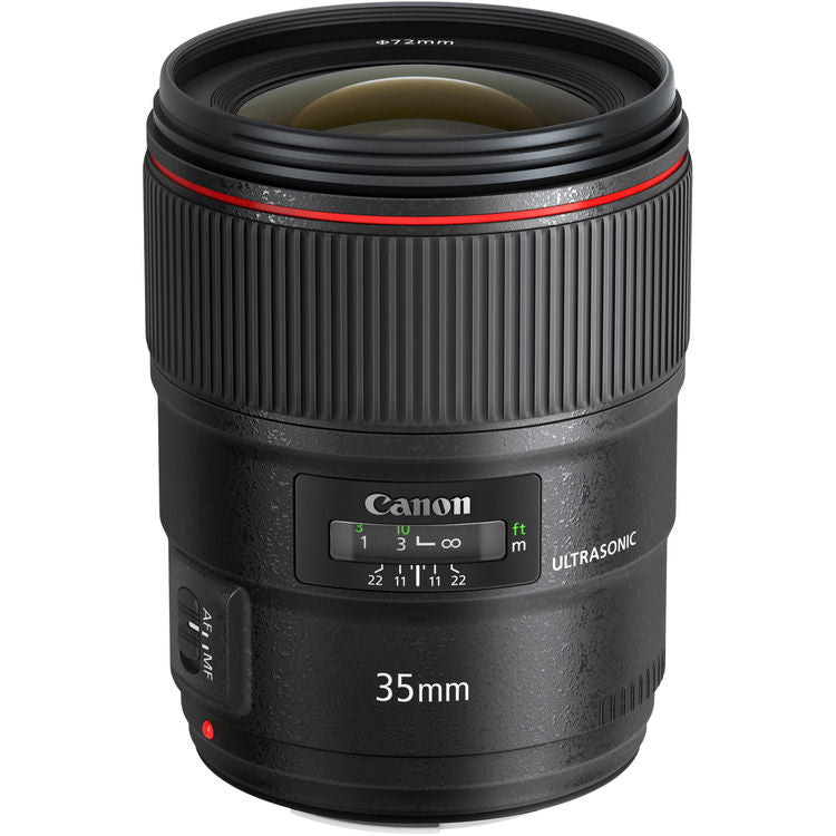 Canon EF 35mm f/1.4L II USM Objektiv 9523B002 - 7-teiliges Zubehörpaket