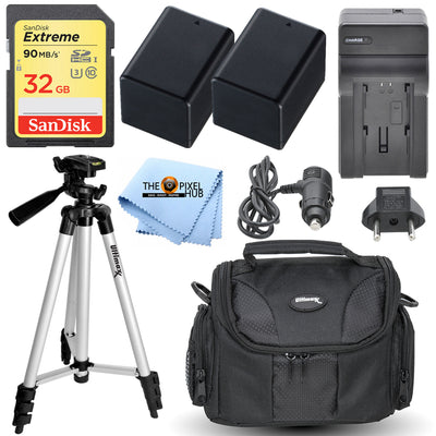 Accessory Bundle for Canon VIXIA HF R800 R80 R82 R600 R50 R52 R400 R40 R300 M52