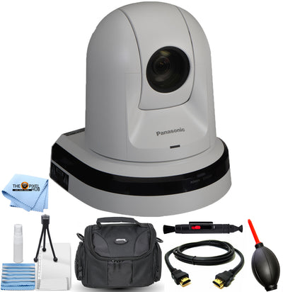 Panasonic AW-HE40HW PTZ Camera with HDMI Output (White) AW-HE40HWPJ9 - Bundle