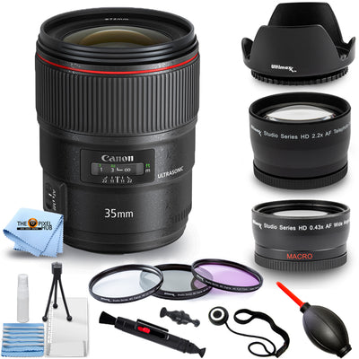 Canon EF 35mm f/1.4L II USM Objektiv 9523B002 - 10-teiliges Zubehörpaket