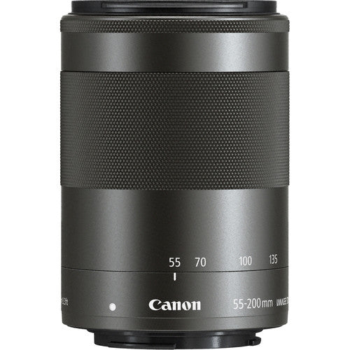 Canon EF-M 55-200mm f/4.5-6.3 IS STM Objektiv (Schwarz) Weiße Box