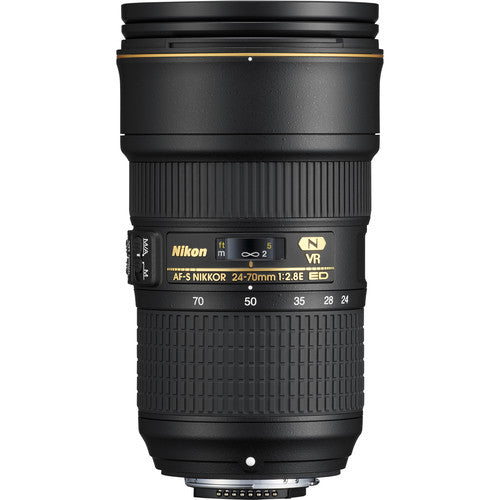 Nikon AF-S NIKKOR 24–70 mm 1:2,8E ED VR-Objektiv + UV-Filter