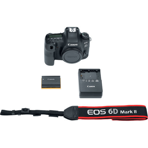 Canon EOS 6D Mark II DSLR and 24-70mm f/4L IS USM Lens - Essential 32GB Bundle