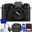 FUJIFILM X-T50 Mirrorless Camera with XC 15-45mm Lens (Black) Accesssory Bundle