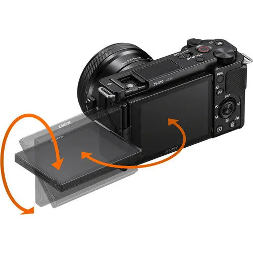 Sony ZV-E10 Mirrorless Camera (Body Only, Black) - ILCZV-E10/B Sony