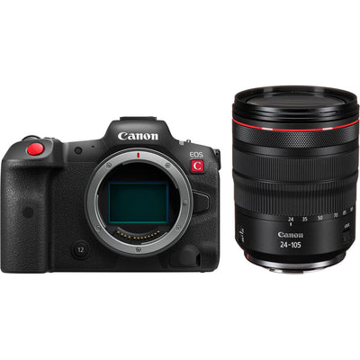 Canon EOS R5 C spiegellose Kinokamera mit RF 24-105mm f/4L IS USM Objektiv