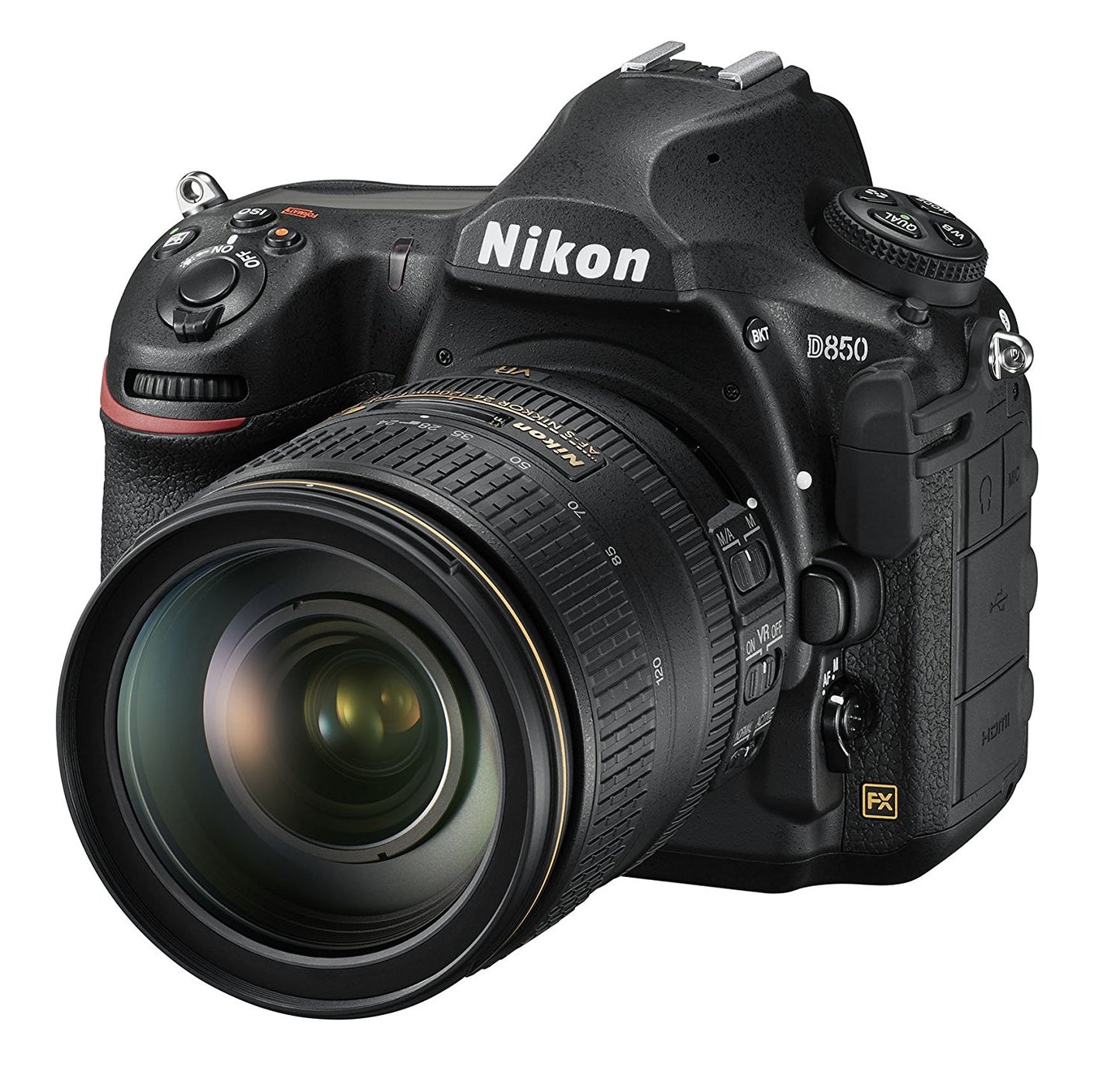 Nikon D850 DSLR mit AF-S 24–120 mm ED VR-Objektiv – 15-teiliges Zubehörpaket