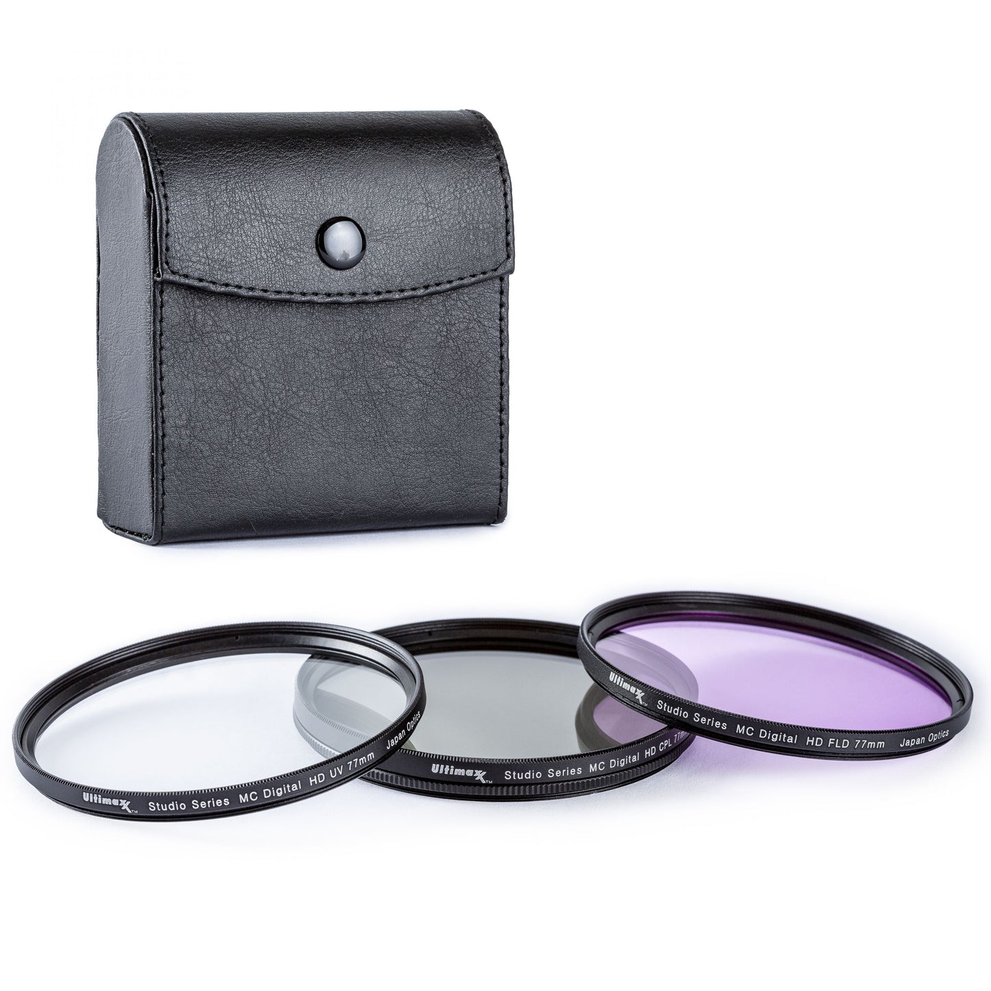 Ultimaxx 3-Piece Multi-Coated HD 86mm Filter Kit (UV, CPL, FLD) for DSLR Camera