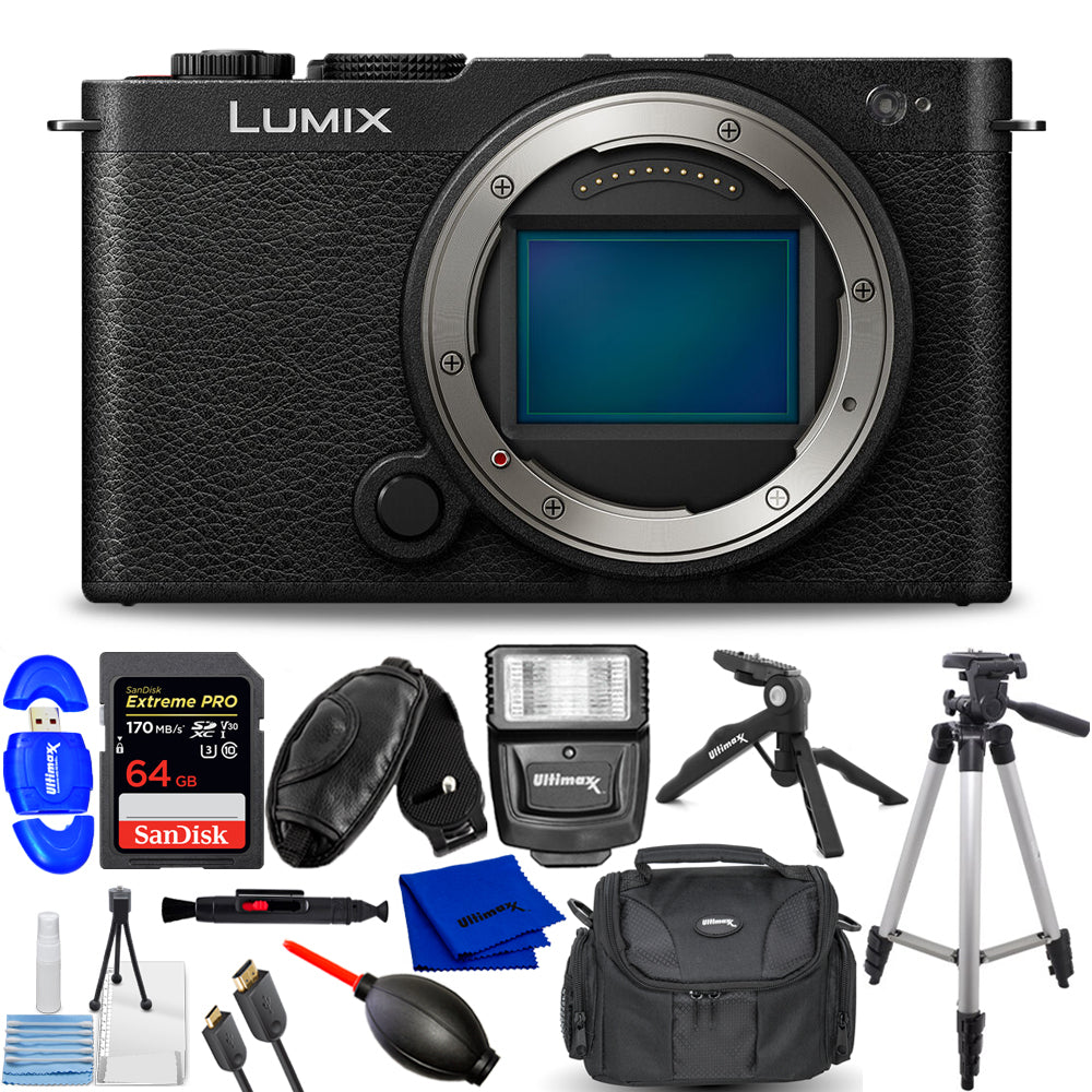 Panasonic Lumix S9 spiegellose Kamera (Gehäuse, tiefschwarz) DC-S9BODYK – 12er-Paket