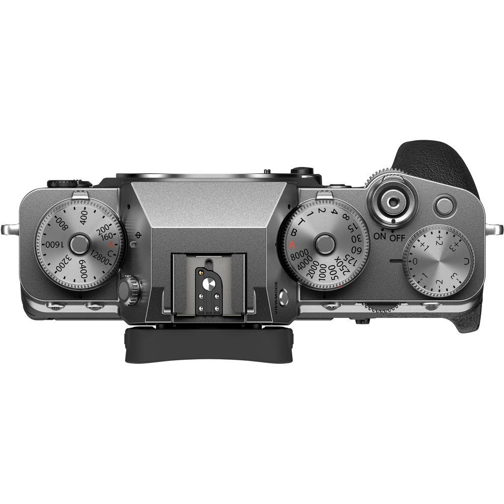 FUJIFILM X-T4 spiegellose Kamera (Silber) 16652867 - 7-teiliges Zubehörpaket