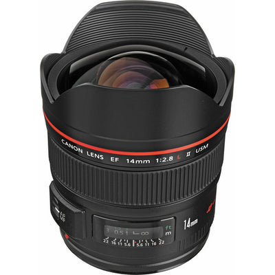 Canon EF 14mm f/2.8L II USM Objektiv 2045B002 - Essential Objektivtasche-Paket