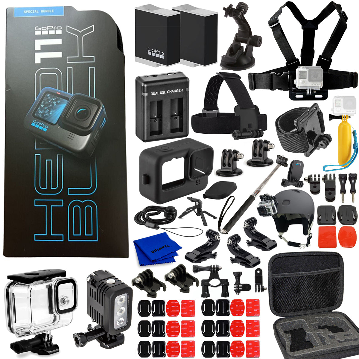 GoPro HERO11 Black Actionkamera-Spezialpaket – 20-teiliges Zubehörpaket