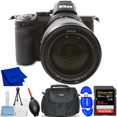 Nikon Z5 Mirrorless Digital Camera with 24-200mm Lens 1641 - 7PC Accessory Kit