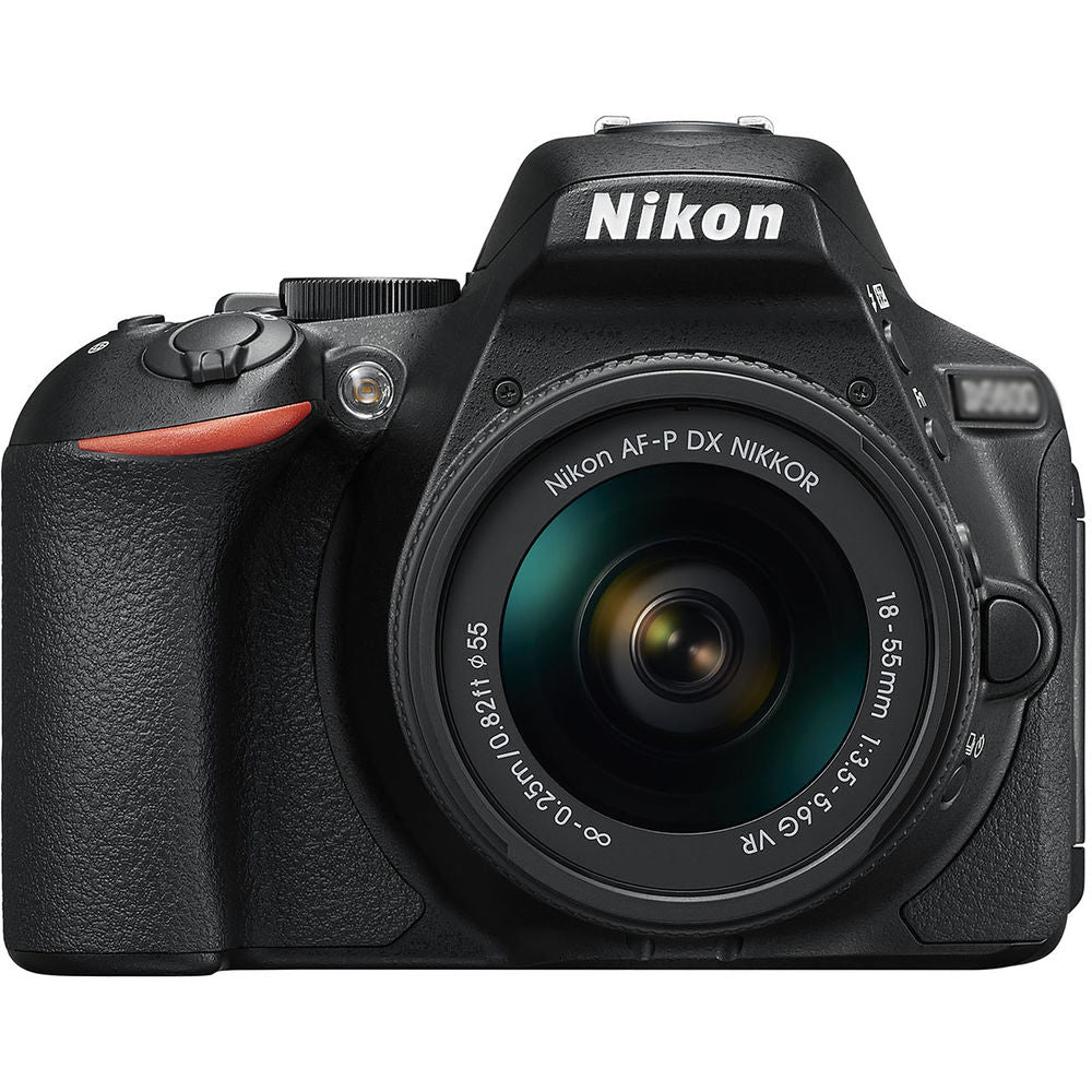 Nikon D5600 DSLR mit AF-P 18–55 mm + 18–140 mm VR – preisgünstiges 4-Objektiv-Paket