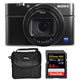 Sony Cyber-shot DSC-RX100 VII Digital Camera + 64GB Extreme SD and Gadget Bag Sony