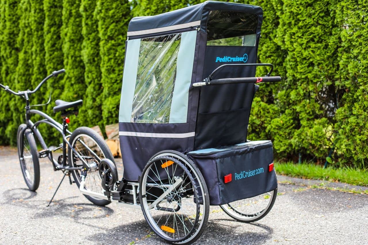 PediCruiser - Adult Bike Trailer + Adult Stroller Wheelchair Ready Covers