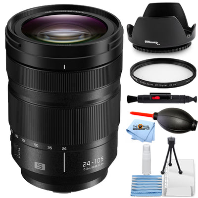 Panasonic Lumix S 24–105 mm f/4 Makro-OIS-Objektiv – OPEN BOX, Bundle 2