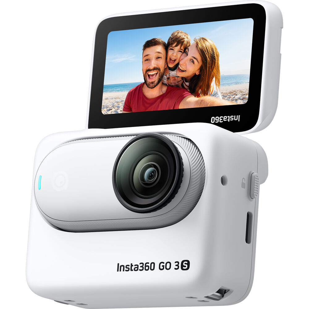 Insta360 GO3 S Standard Edition (Arctic White, 128 GB) – 16-teiliges Zubehörpaket