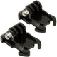 2 Pack Buckle Basic Standard Mount for GoPro HERO10 9 8 7 6 5 4 3 3+ (Black) Ultimaxx