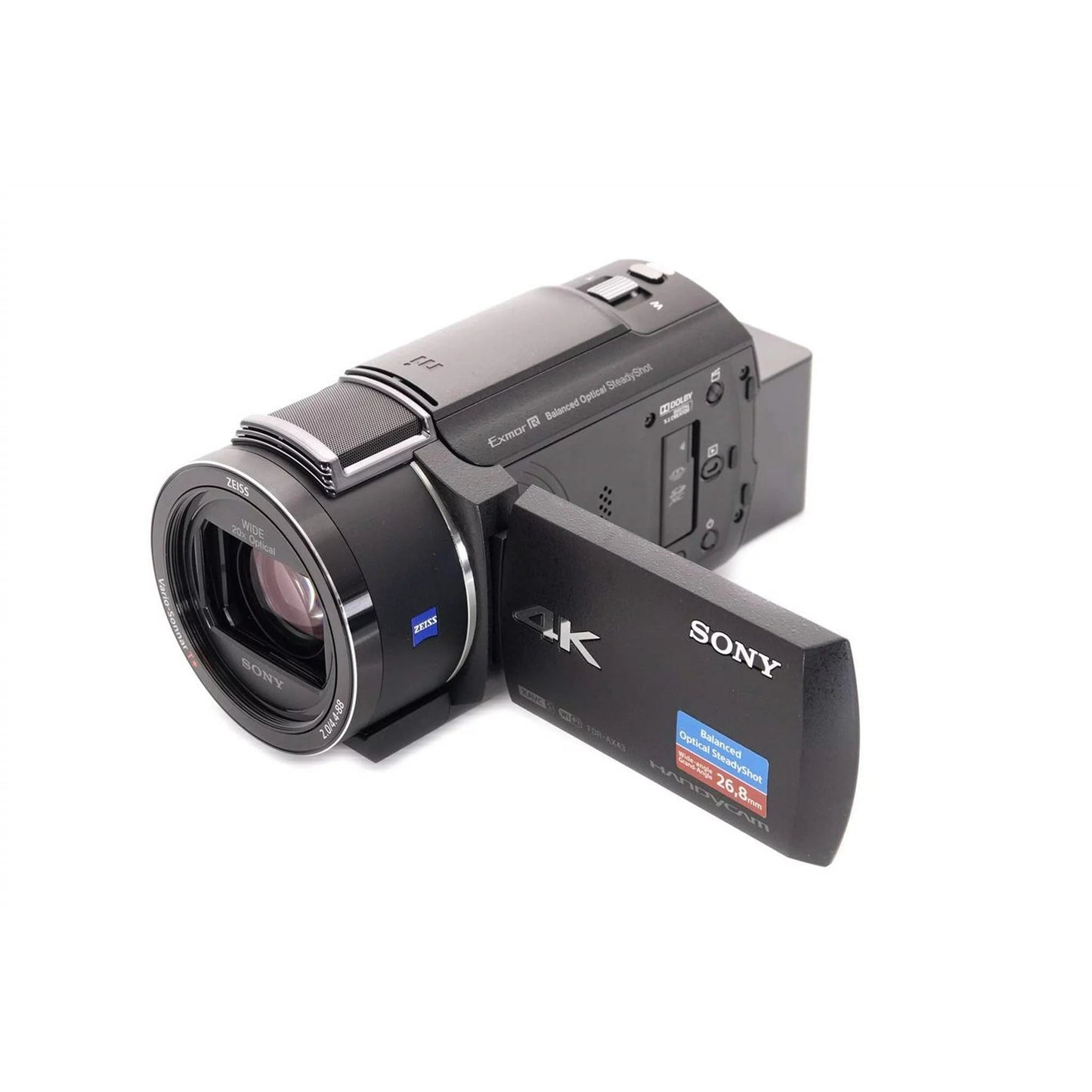 Sony FDR-AX43A UHD 4K Handycam Camcorder FDR-AX43A/B - 15PC Accessory Bundle Sony