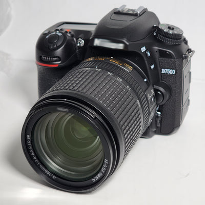 Nikon D7500 DSLR Camera with 18-140mm Lens + 64GB + Flash + Tripod Bundle