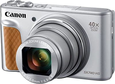 Canon PowerShot SX740 HS Digital Camera (Silver) - 2956C001