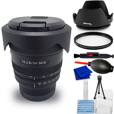 Sony FE 24–50 mm f/2,8 G-Objektiv (Sony E) SEL2450G – 7-teiliges Zubehörpaket