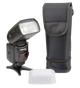 ULTIMAXX TTL Dedicated Slave Flash with LCD Swivel/Bounce & Case for Canon Ultimaxx