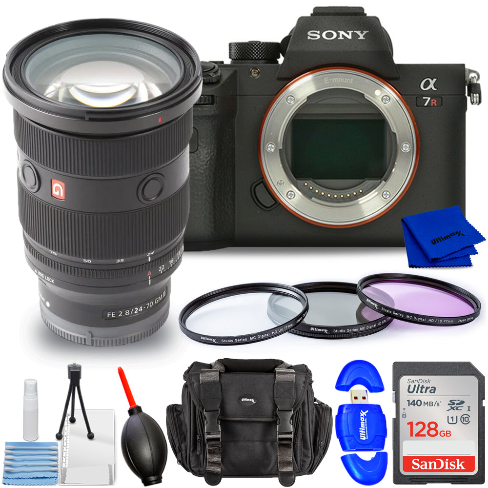 Spiegellose Kamera Sony a7R IVA und Objektiv-Kit FE 24–70 mm f/2.8 GM II