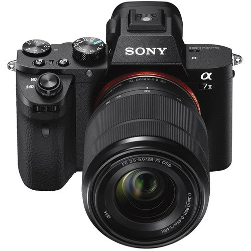 Sony Alpha a7 II Digitalkamera mit Wechselobjektiv und 28-70-mm-Objektiv