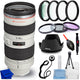 Canon EF 70-200mm f/2.8L USM Lens 2569A004 - 9PC Accessory Bundle Canon