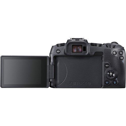 Canon EOS RP spiegellose Digitalkamera (nur Gehäuse) + 64 GB + LED-Beleuchtungsset im Paket