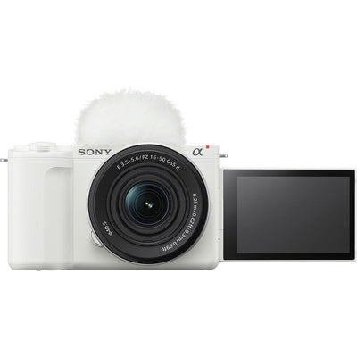 Sony ZV-E10 II spiegellose Kamera mit 16-50-mm-Objektiv (weiß) – ZVE10M2KW