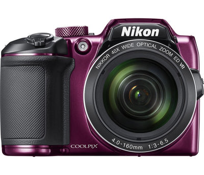 Nikon COOLPIX B500 Digitalkamera (lila) Bundle 1