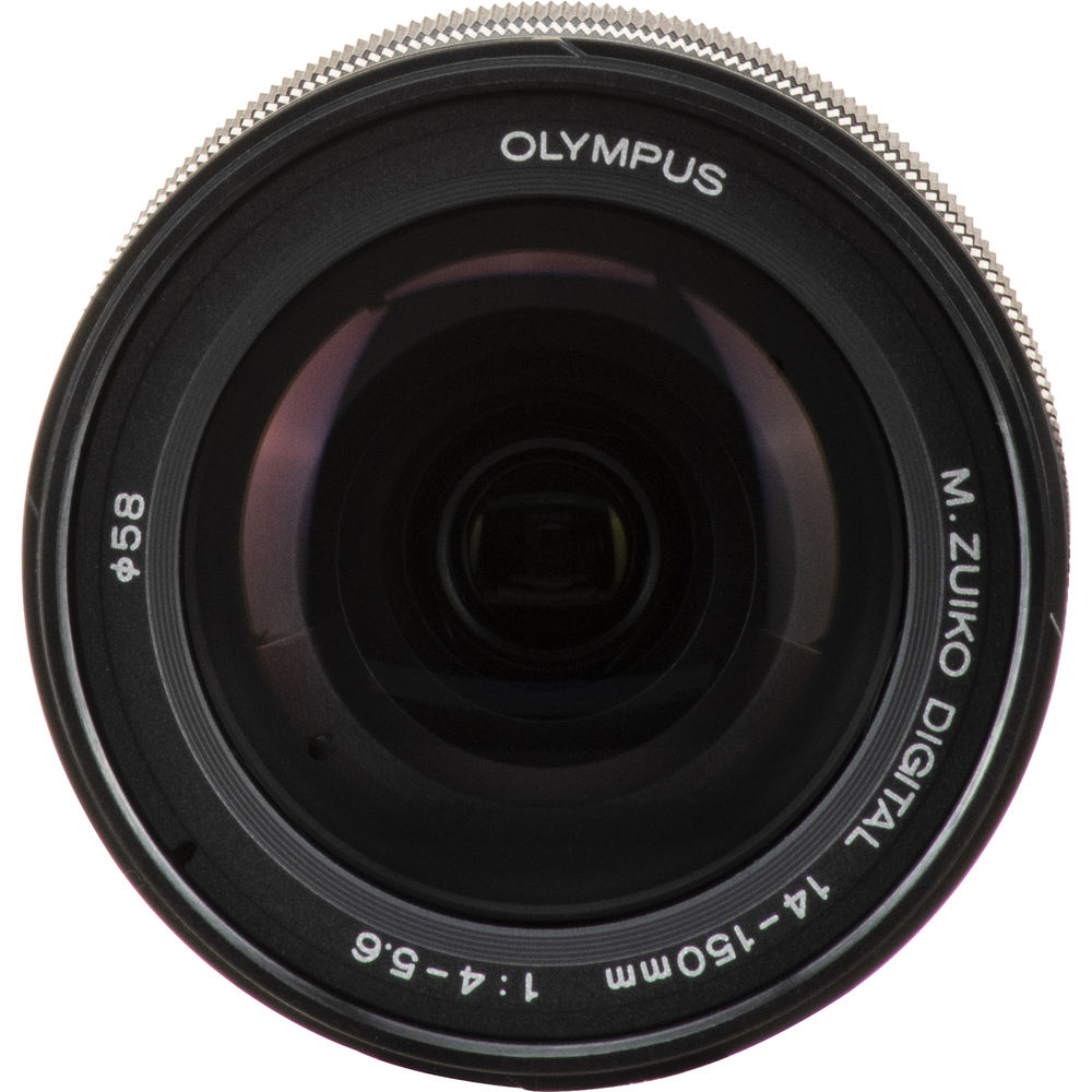 Olympus M.Zuiko ED 14–150 mm f/4–5,6 II Objektiv – weiße Box