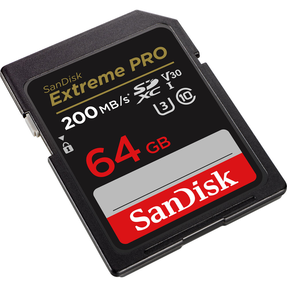 SanDisk 64GB Extreme PRO UHS-I SDXC Memory Card - SDSDXXU-064G-ANCIN