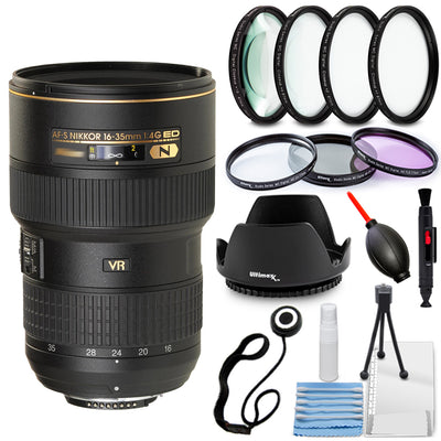 Nikon AF-S NIKKOR 16–35 mm 1:4G ED VR-Objektiv 2182 + Filter-Kit-Paket