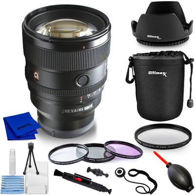 Sony FE 85 mm f/1.4 GM II Objektiv SEL85F14GM2 - 10-teiliges Zubehörpaket