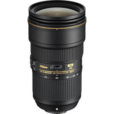 Nikon AF-S NIKKOR 24-70mm f/2.8E ED VR Lens + UV Filter