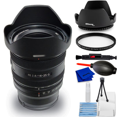 Sony FE 16–25 mm f/2,8 G-Objektiv (Sony E) SEL1625G – 7-teiliges Zubehörpaket