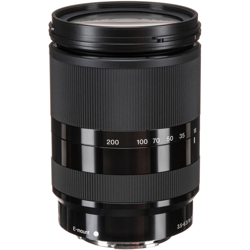 Sony 18–200 mm f/3,5–6,3 OSS LE-Objektiv für NEX-Kameras – (Schwarz)