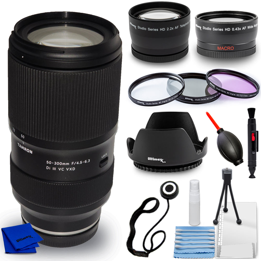 Tamron 50–300 mm f/4,5–6,3 Di III VC VXD-Objektiv (Sony E) AFA069S700 – 10er-Paket