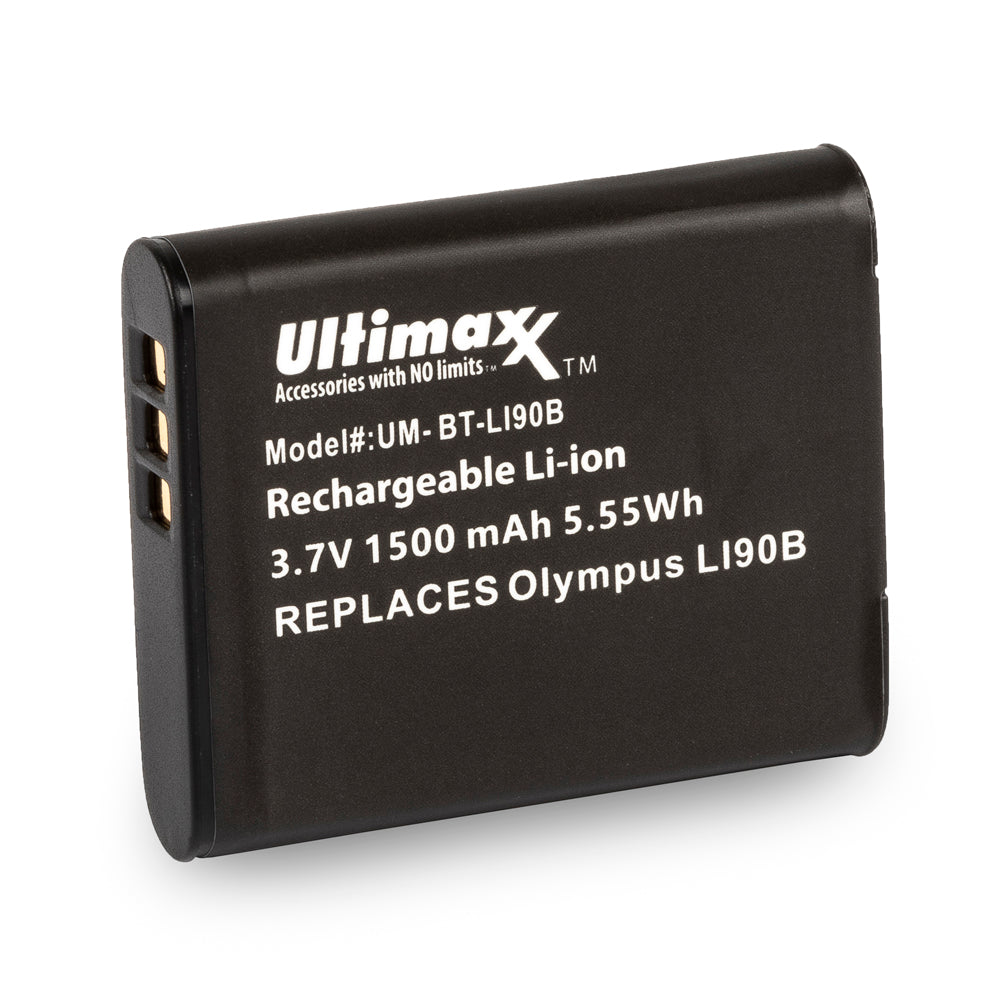 ULTIMAXX Ersatzakku für Olympus LI90B - 1500 mAh