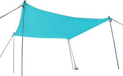 Ready Covers Sonnenschirm 10x10 mit 4 Stangen - Aqua